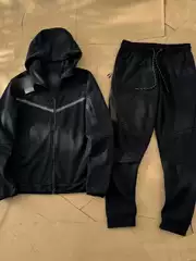 25 Latest Spring Men's Sports Leisure Small Hook Series Wind Walker Jacket Coat Sweatpants suit