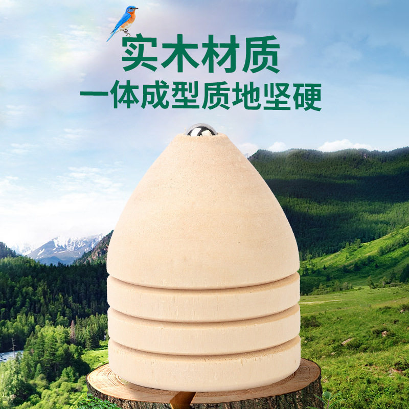 Ginkgo Wood Gyro Spot Wholesale Gyro Set Wooden Children's Small Gyro Youth Toy Manufacturer Wholesale