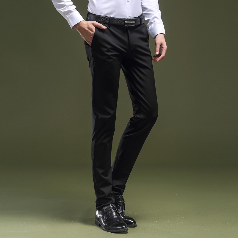 Quần Nam Dáng Ôm Dày Ấm Hàng Mùa Xuân Thu Đông Phong Cách Trẻ Trung Phong Cách Hàn Quốc