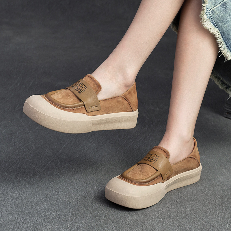 (Mới) Mã K2578 Giá 1380K: Giày Thể Thao Tăng Chiều Cao Nữ Jiaime Mũi Tròn Hàng Mùa Xuân Thu Đông Phục Cổ Cổ Điển Đế Cao Giày Dép Nữ Chất Liệu G04 Sản Phẩm Mới, (Miễn Phí Vận Chuyển Toàn Quốc).