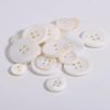In-Stock River Shell Buttons, Four-Hole High-End Sweater Shirt Buttons, Flat Thin Edge Wide Edge Two-Hole Natural Shell Buttons