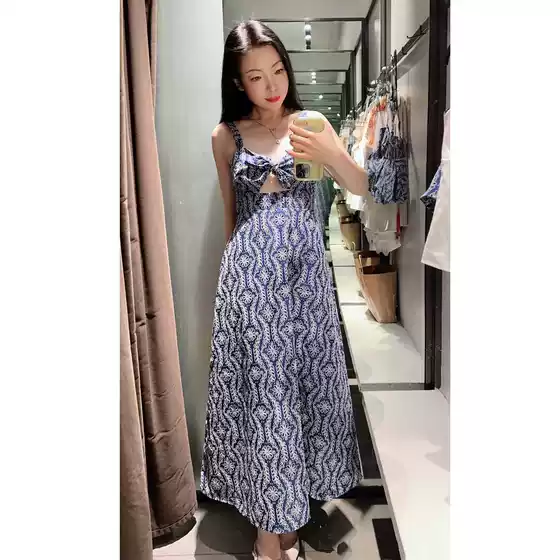 Zr Export Cross-Border 2025 Summer Elegant Elegant Laminated Cut Out Embroider Sleeveless Midi Dress 3564112