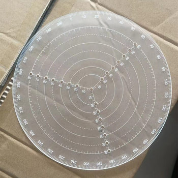 Lathe Centering Ruler Woodworking Tool Lathe Bowl Lathe Round Wood Measuring Ruler Center Finder Compass Manual Circle Drawing Ruler