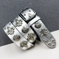 Crocodile pattern silver
