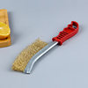 Knife type wire brush barbecue brush wire knife brush derusting handheld brush plastic handle brush knife brush cleaning brush barbecue tools