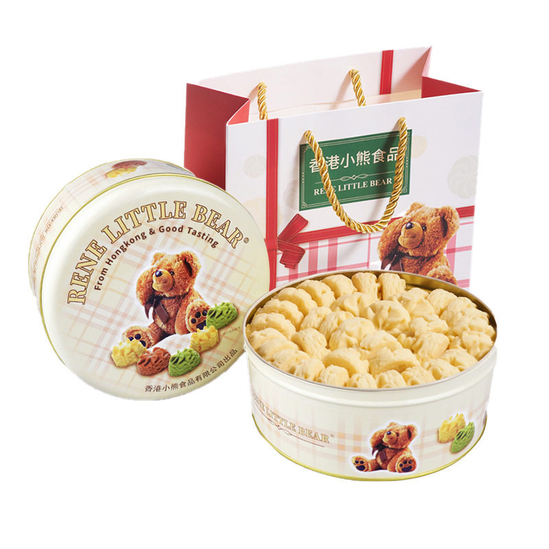 Hong Kong Bear Cookies, Xiaokou Crispy Scallops, Free Multi-Flavored Multi-Gram Gift Bags, New Year Gifts for Relatives