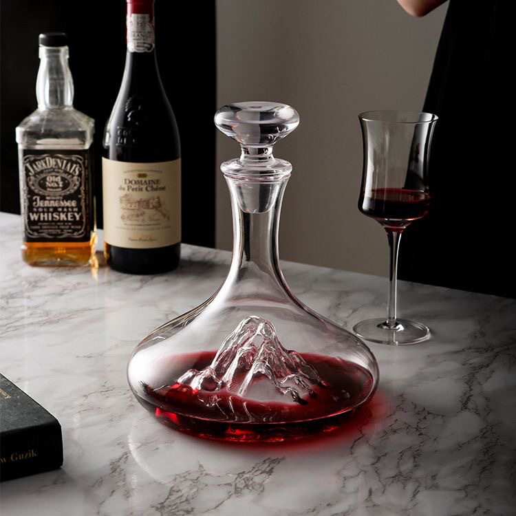Iceberg Quick Decanter High-End Red Wine Glass Household Set Crystal Wine Dispenser Wine Set Wine Jug Wine