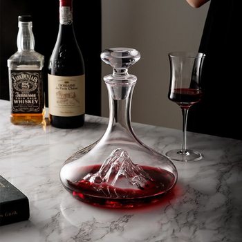 Iceberg Quick Decanter High-End Red Wine Glass Household Set Crystal Wine Dispenser Wine Set Wine Jug Wine