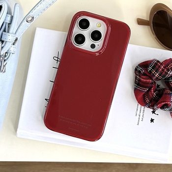 Casual Pure Color Letters Suitable for Iphone16 Apple 15 Promax Pure Color Mobile Phone Case 14 All-Inclusive 13 High-End Sense
