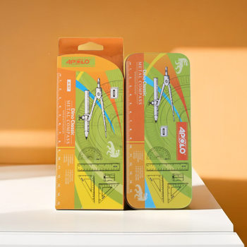 Amaisi GB-01 compasses student drawing suit 9-piece set compasses ruler suit examination suit compasses suit