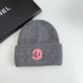 Dark gray pink label