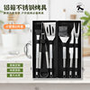 Amazon Hot Outdoor BBQ Tools Set Six-piece Baking Aluminum Box Set Overseas Direct Selling