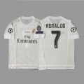 2015-16 UEFA Champions League Winner Real Madrid Home with #7 Ronaldo + Patch