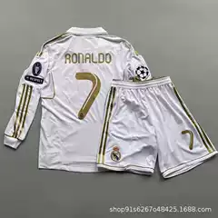 11-12 season Real Madrid main No.7 Ronaldo vintage jersey adult children's suit wholesale