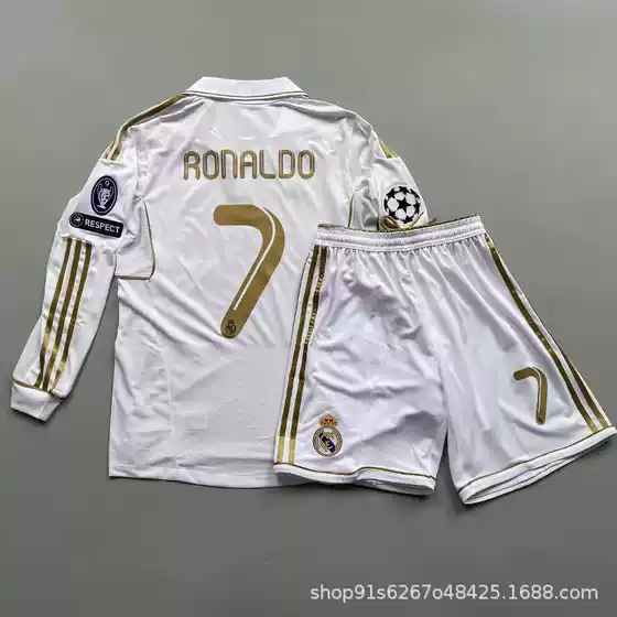11-12 season Real Madrid main No.7 Ronaldo vintage jersey adult children's suit wholesale
