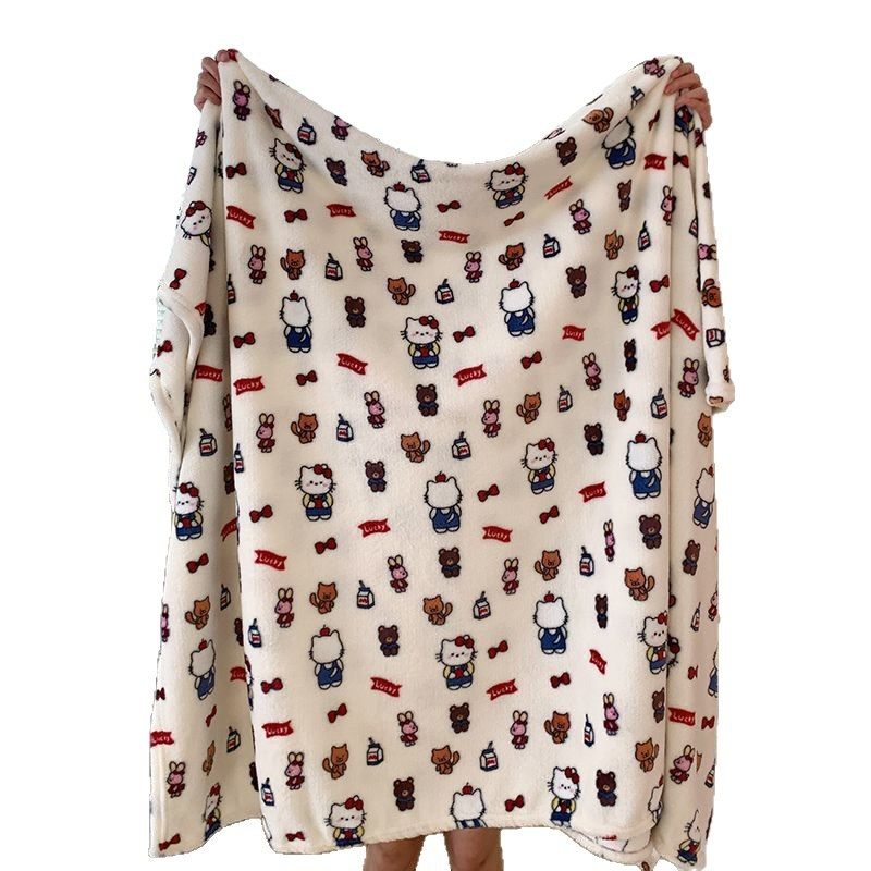 Insa Blanket Milk Velvet Shawl Nap Leisure Blanket Warm Blanket Office Blanket Dormitory Air Conditioning Blanket