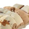 Student Dormitory Brushed Flannel Three-Piece Set, Home Use Quilt, Duvet Cover, Bed Sheet Style Four-Piece Set, Winter and All-Season Use, Free Shipping