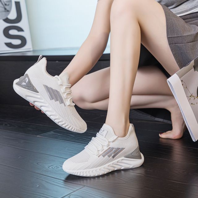 Giày Thể Thao Tăng Chiều Cao Nữ Tăng Chiều Cao Thoáng Khí Đế Cao