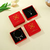 In stock festival running red sky cover Carton earrings pendant bracelet necklace jewelry box