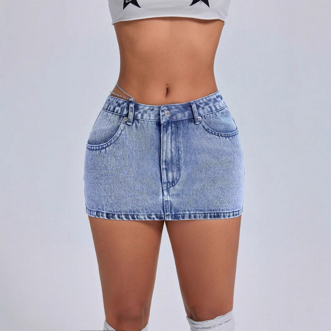 Fashionable Womens Bodycon Mini Skirt Low Waist Trendy Design Perfect for Casual Outings Wholesale Available