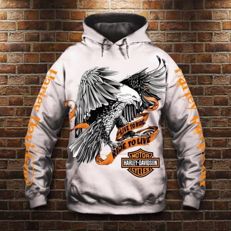 temu新款外贸春秋季男卫衣3D印花套头卫衣连帽衫厂家直销