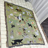 Dog paradise blanket cotton blanket cartoon cute pet dog blanket single sofa blanket blanket blanket