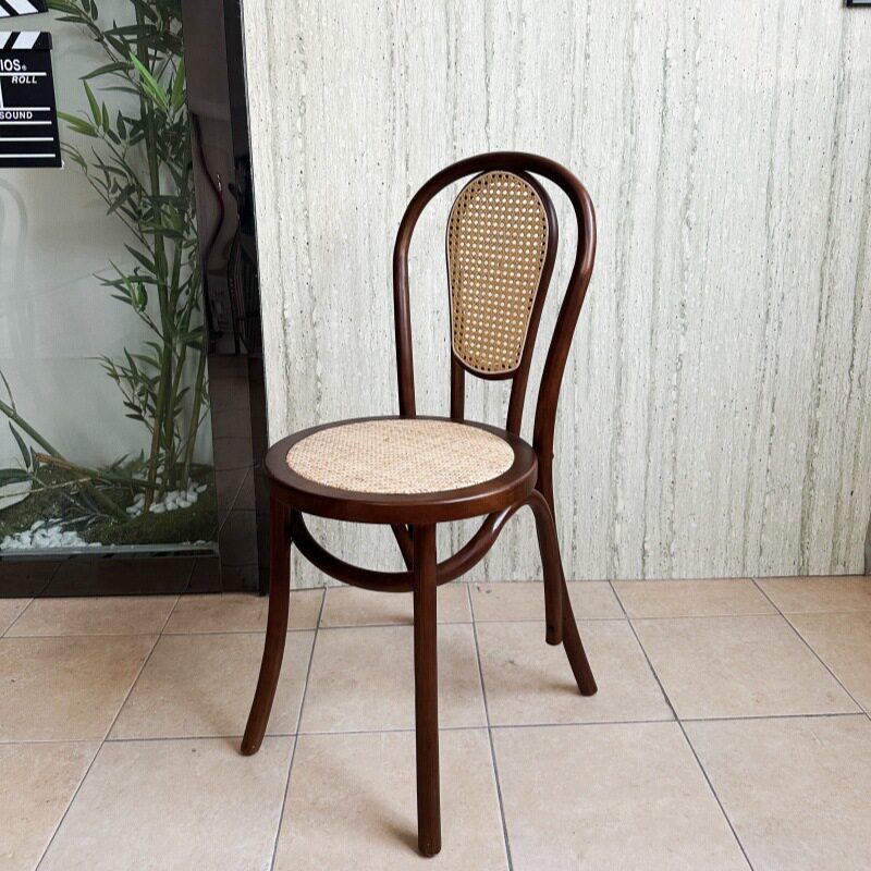 美式复古实木方形桌椅组合咖啡厅奶茶店甜品店西餐厅清吧商用桌子