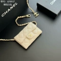 Ball pattern gold buckle white