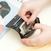 New multi-functional card bag leather business card bag fashion Japanese and Korean leather business card holder creative storage coin purse cross-border