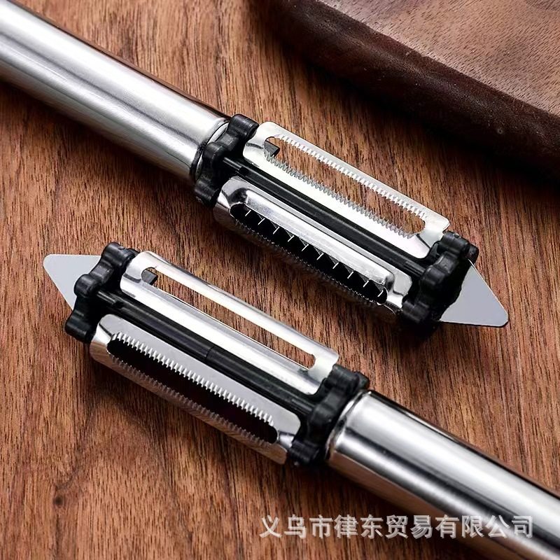 Multi-functional planing silk planing peeling water fruit and vegetable peeler household stainless steel three-in-one peeling knife kitchen potato planing
