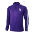 B2515# 25/26 Half Zip Real Madrid Purple Vintage Edition