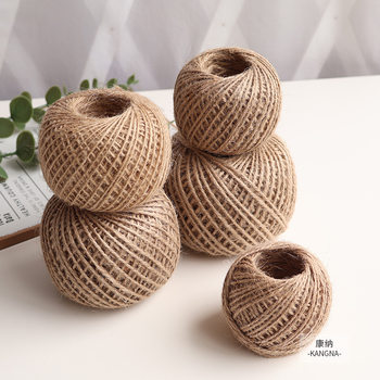 1-3mmDIY hand-woven colorful hemp rope decoration retro style photo clip jutep rope 25/50 m/10