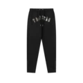 8842 gray and white letter sweatpants