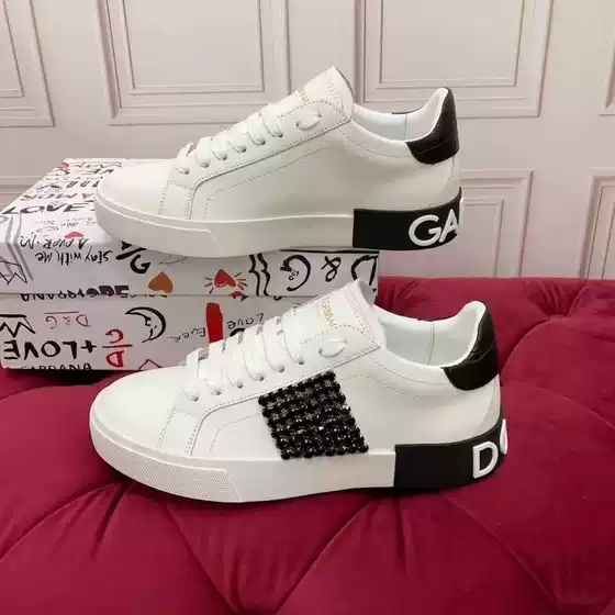 2025 New Model Genuine Leather Men's Casual Sneakers Versatile Dg Slip-On Shoes Lightweight Breathable Cross-Border Supply