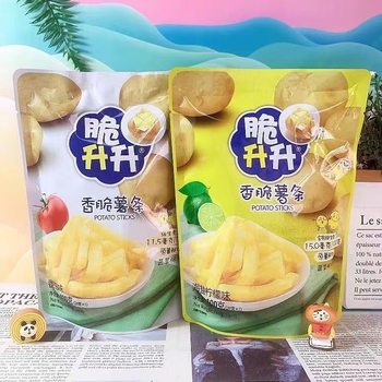Wholesale crisp crispy chips 100g large bag honey butter original cut potato chips puffed snacks
