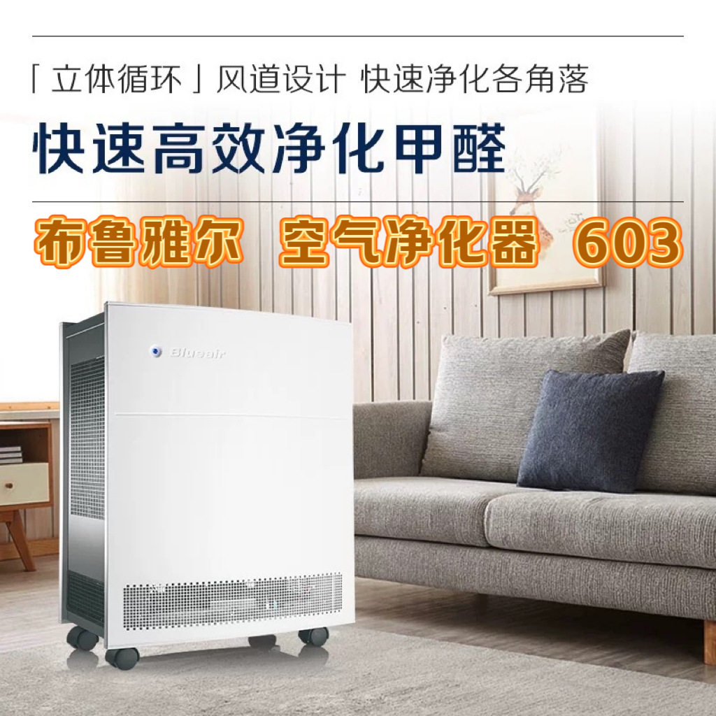 布鲁雅尔空气净化器603原装进口除甲醛二手烟异味雾霾PM2.5净化机