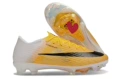 Jianhui football shoes white yellow black hook