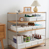 White Food Storage Basket in Stock, Drawer-Type Divided Storage Box, Drawer for Kitchen, Bathroom, Living Room Storage