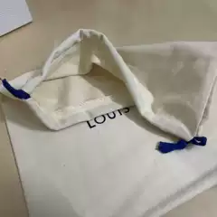 L Brand Drawstring Bag, Cotton and Linen Bag, Storage Bag for Pure Cotton Shoes, Eco-Friendly Miscellaneous Bag, Made to Order