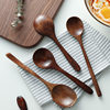 Wooden Spoon for Eating, Noodle Spoon, Snail Noodle Spoon, Wooden Soup Spoon, Custom Dessert Rice Spoon with Long Handle
