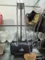 Black plain blue label