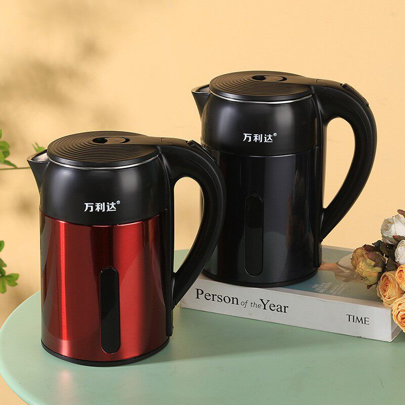 Household Large-Capacity Insulated Electric Kettle, Food-Grade Colored Steel Insulation, Anti-Dry Boil Electric Kettle