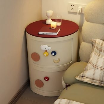 Dopamine Bedside Table Bedroom Home Small Apartment Bedside Table Simple Modern 2025 New Storage Cabinet Storage Cabinet