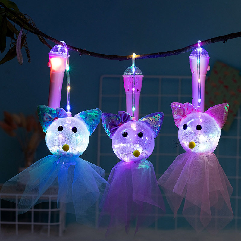 Mid-Autumn Festival Lantern Festival Music Lantern Colorful Light Music Shake Hot Selling Portable Lantern Toys
