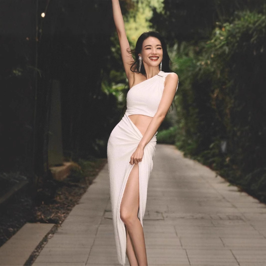 Sexy Hollow Out High Waist Slit Dress Asymmetrical Shoulder Bodycon Fit Autumn Fashion Perfect for Parties and Night