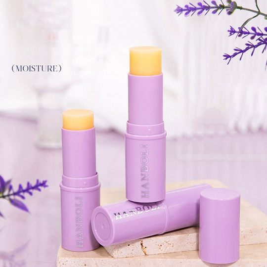 Peptide eye cream small purple stick moisturizing and moisturizing skin care portable