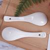 Jingdezhen Bone China Household Spoons and Chopsticks Porcelain Spoons Pure White Bone China Small Spoons Hotel Supplies Soup Spoons