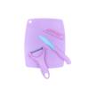Kitchen Fruit Cutting Board Three-Piece Set Baby Food Supplement Chopping Board Fruit Knife Peeler Thawing Board Food Supplement Processing Set