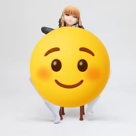 Anime Girl GK Zhu Li Ai-chan Chair PC Case Desktop Pop Mart Figure Collectible Boxed Figurine