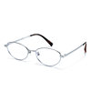 36016 Titanium Metal Oval Tr90 Glasses for Female Nerds Without Makeup, Anti-Blue Light Myopia, Can Be Equipped with Cat-Eye Glasses Frames
